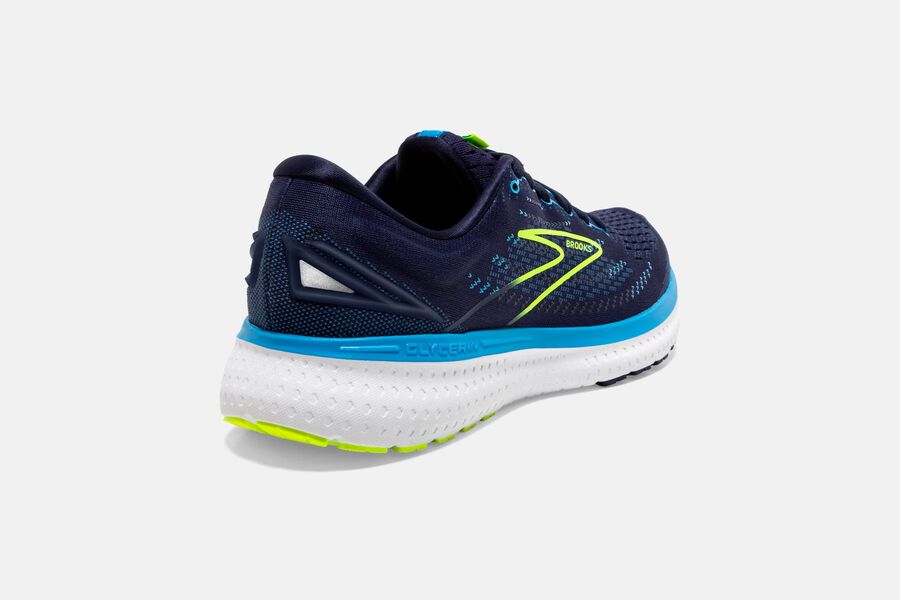 Brooks Running Shoes Mens Navy/Blue - Glycerin 19 Road - 7061-NOEIW